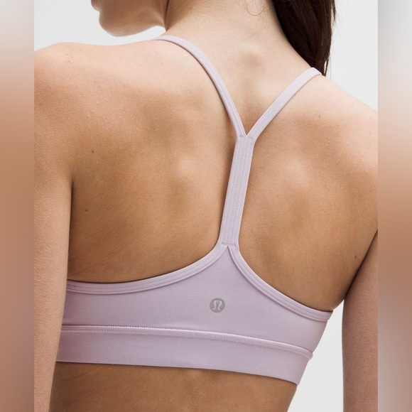 Lululemon Flow Y Bra Nulu *Light Support, A–C Cups Faint Lavender - Picture 4 of 5